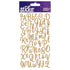 Sweetheart Script Gold Stickers / Estampas Alfabeto de Foil Dorado Descontinuado Sticko