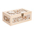 Wood Box With Laser Cut Flower Pattern / Cajita de Madera Floral Descontinuado Darice