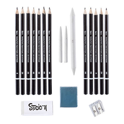 Next Studio 71 Charcoal Sketching Set / Kit de Caboncillo Para Dibujo Descontinuado Darice