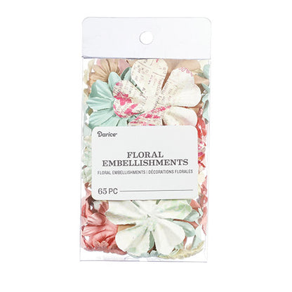Shabby Chic Floral / Florecitas 65 pz Descontinuado Darice