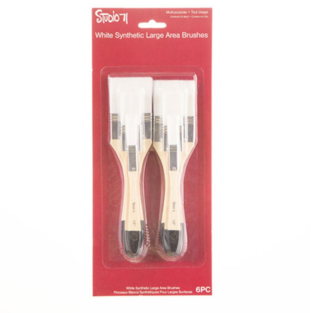 Studio 71 Brush Set / Set de 6 Brochas Planas Descontinuado Darice