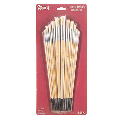 Studio 71 Round Brush Set / 12 Pinceles Redondos Descontinuado Darice
