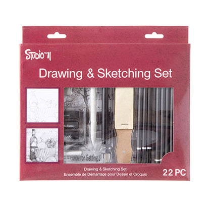 Studio 71 Beginner Sketching Set / Kit de Bosquejo y Dibujo Principiantes Descontinuado Darice