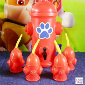 Firefighter Party Hydrant Drink Dispenser / Dispensador de Bebidas DESCONTINUADO Novelty