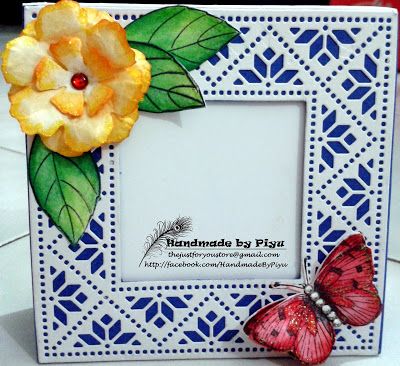 Suaje de Corte de Marco Decorativo / Mexican Tile Pattern Frame Die Descontinuado Cheery Lynn Designs