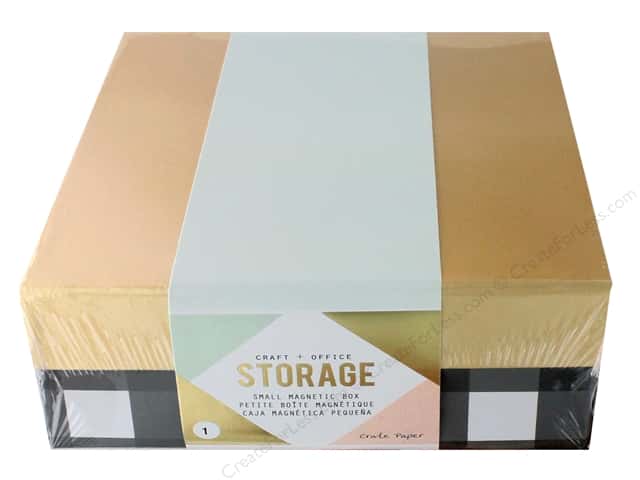 Small Magnetic Box / Caja Organizadora Cierre Magnético Descontinuado Crate Paper