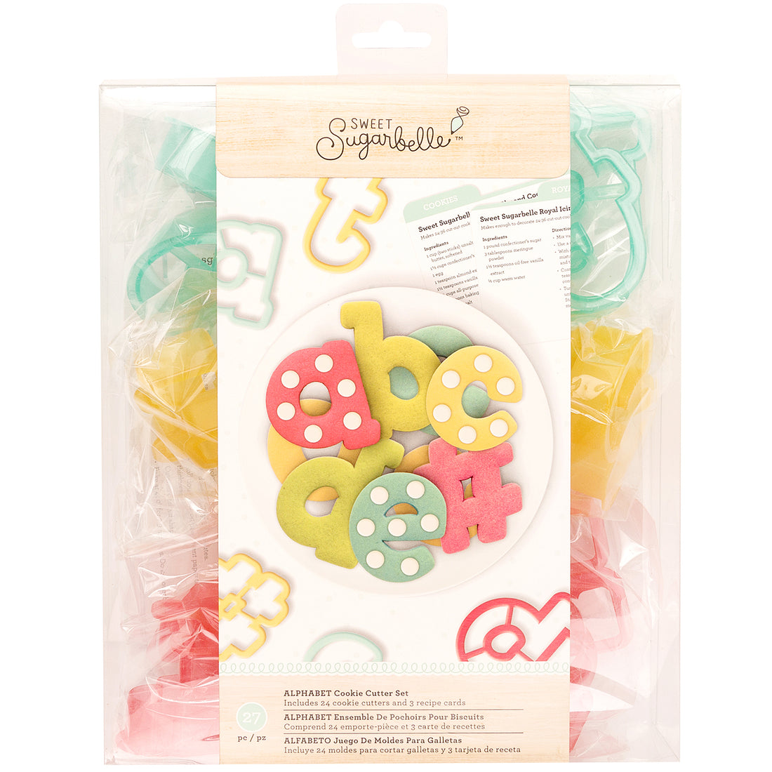 Cookie Cutter Set Alphabet / Cortadores de Galletas de Alfabeto Repostería Sugarbelle