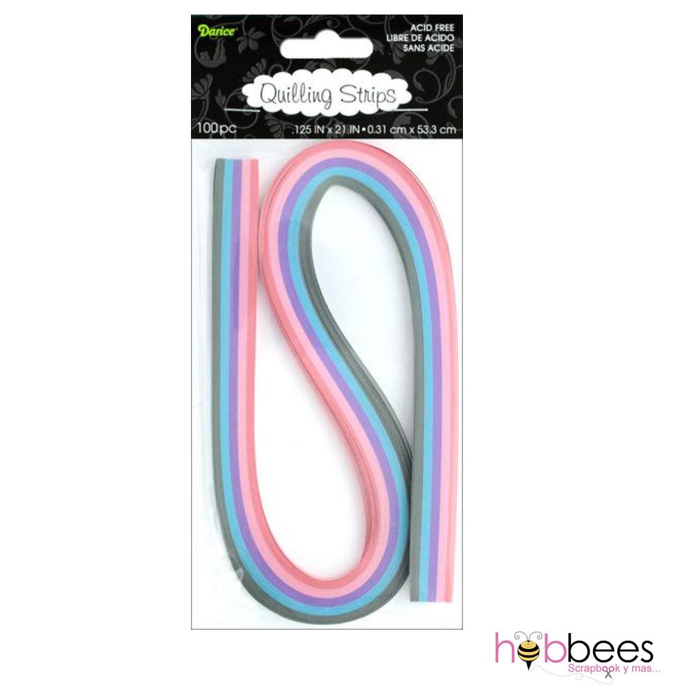Quilling Paper Pastel Colors / Tiras de Papel para Filigrana Colores Pasteles 
