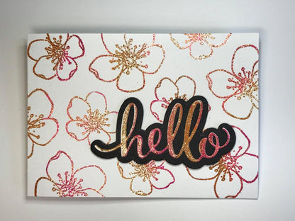 Hot Gossip Embossing Powder / Polvo de Embossing Rosa Brilloso Descontinuado Wow!