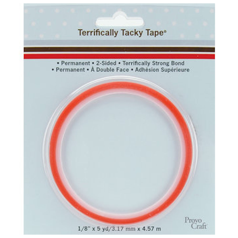 Terrifically Tacky Tape 1/8" / Cinta Adhesiva Doble Cara Muy Fuerte Descontinuado Provo Craft