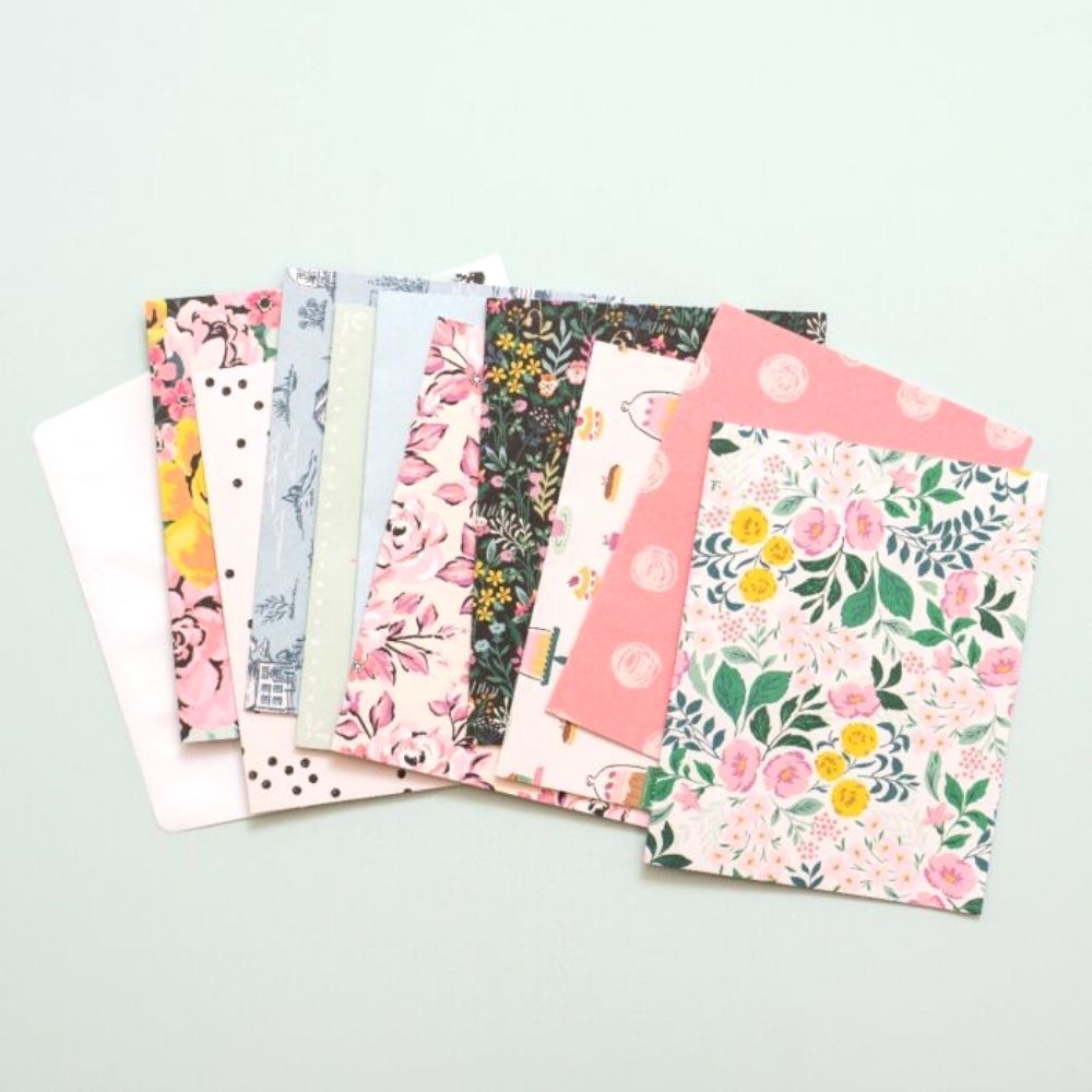 Garden Party Paper Pad 8 x 6" / Block de Papel Flores Papel American Crafts