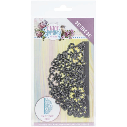 Half Flower Circle Dies / Suaje Floreado Para Sobres Descontinuado Amy Design
