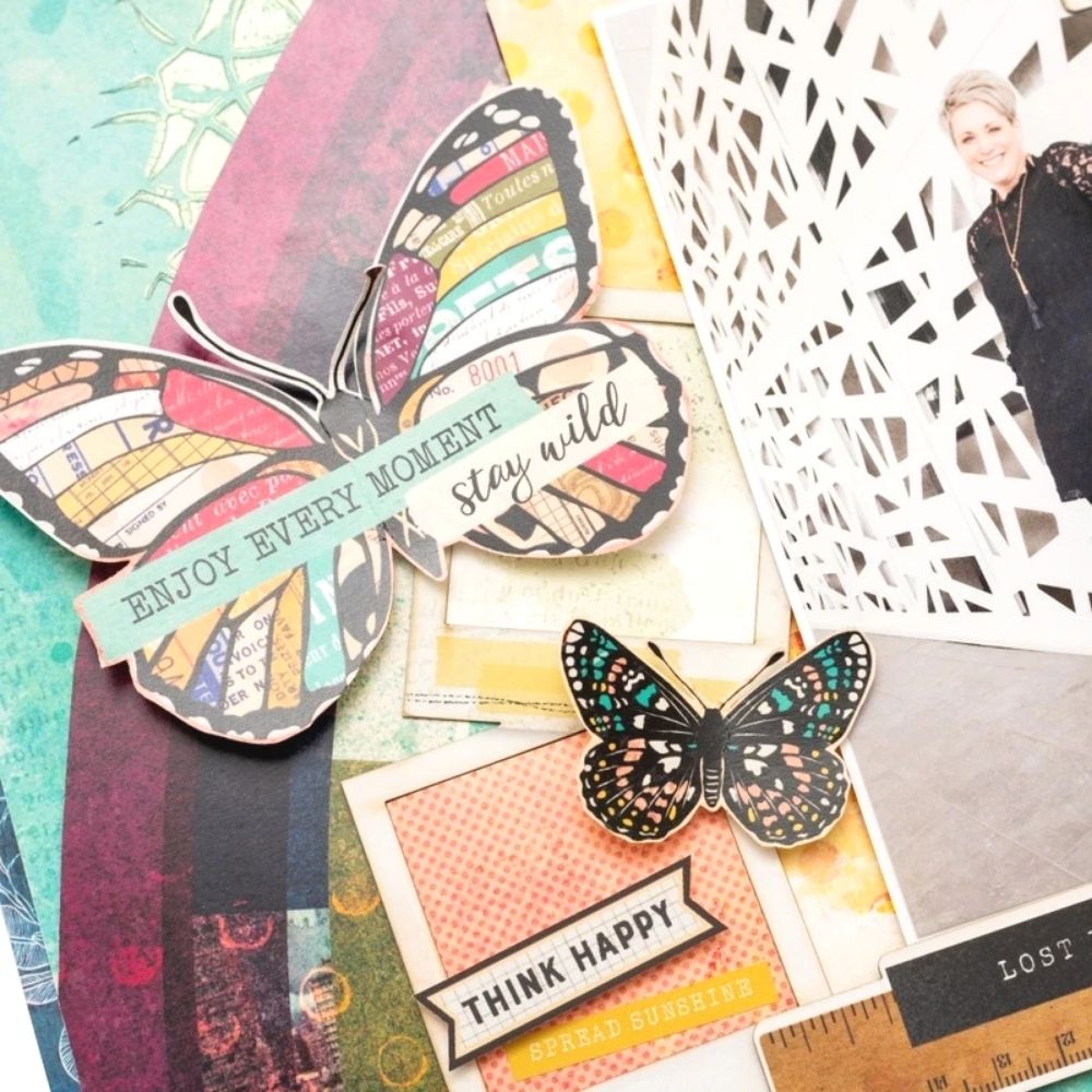 Storyteller Paper Pad 12 x 12" / Block de Papel Estampado Descontinuado Vicki Boutin