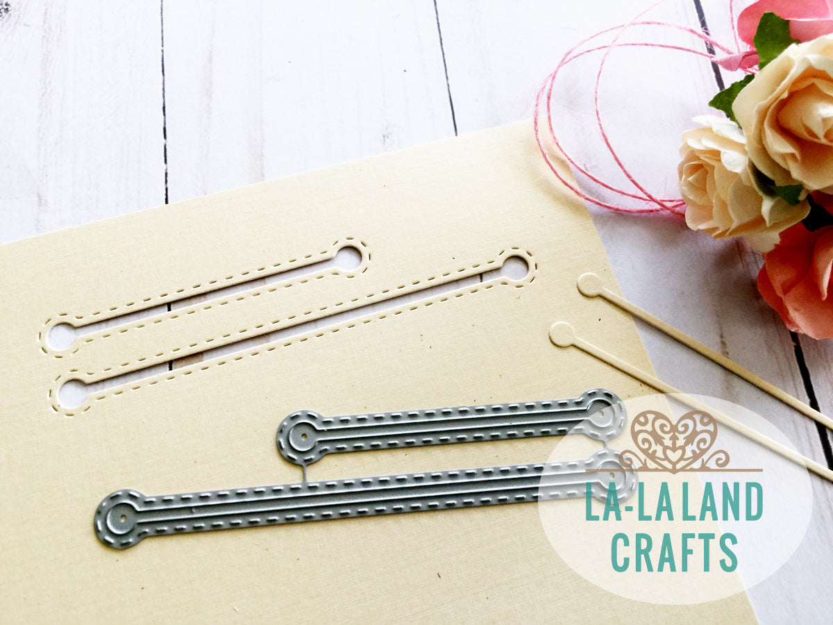 Steel Craft Dies / Suaje de Lineas de Borde Descontinuado La-La Land Crafts