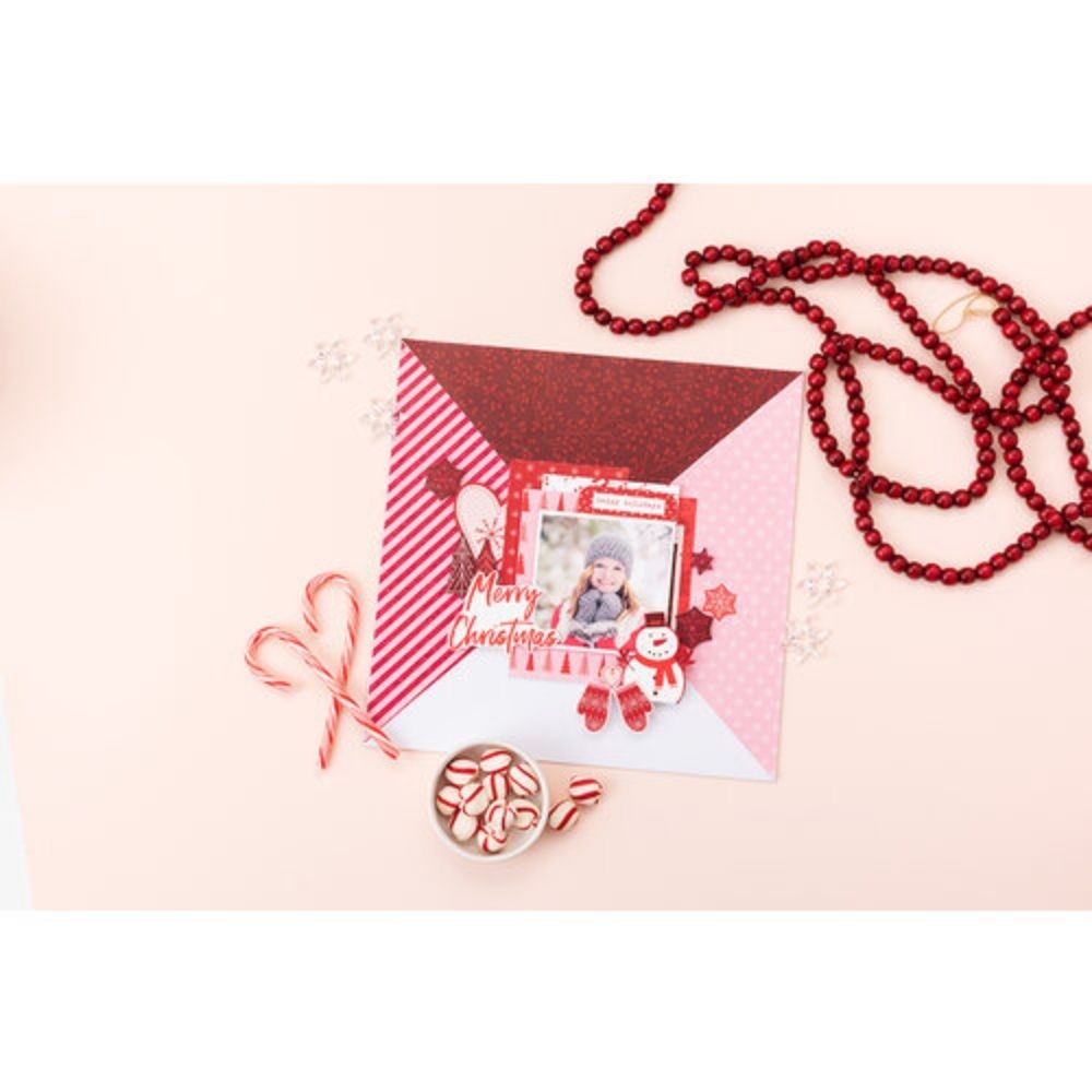 Frosted Peppermint 6" Cardstock / Block de Cartulina Navidad Descontinuado DCWV