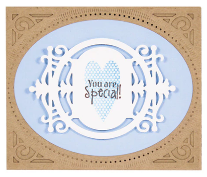 Herloom Legacy Dies and Emboss / Suaje y Realce Marco Antiguo Descontinuado Spellbinders