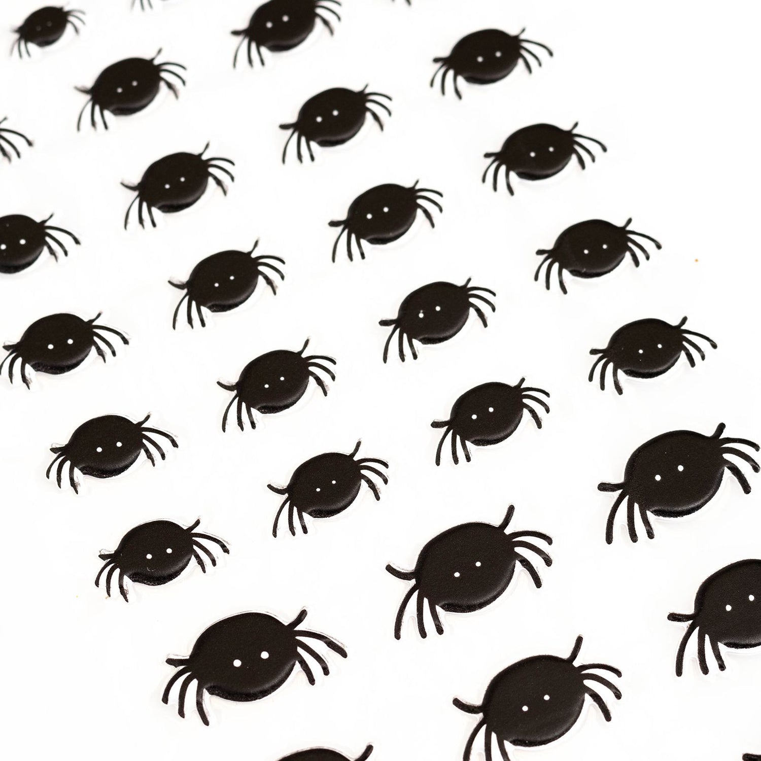 Spooky Puffy Spider Stickers / Estampas en 3D Arañas Descontinuado Pebbles