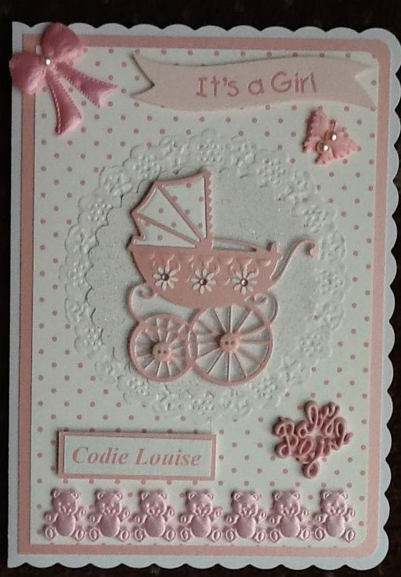Cutting Die Baby Carriage / Suaje de Carreola de Bebé Descontinuado Amy Design
