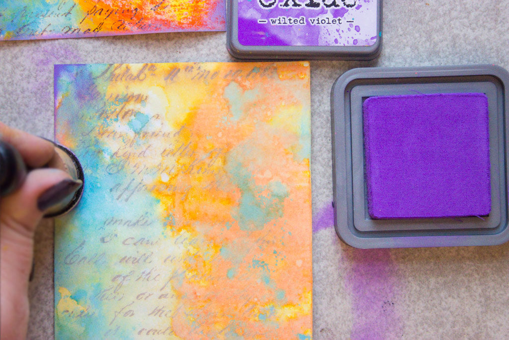 Tim Holtz Distress Oxide Seedless Preserves / Cojin de Tinta Efecto Oxidado Moras Tintas Ranger