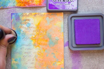 Tim Holtz Distress Oxide Seedless Preserves / Cojin de Tinta Efecto Oxidado Moras Tintas Ranger