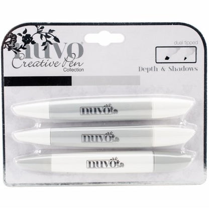 Marker Creative Pen Collection Depth &amp; Shadows / Marcadores Profundidad y Sombra Descontinuado Nuvo