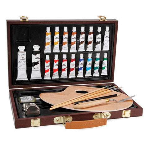 Studio 71 Box Art Set Oil Painting / Kit para Pintar al Oleo 27 piezas Descontinuado Darice
