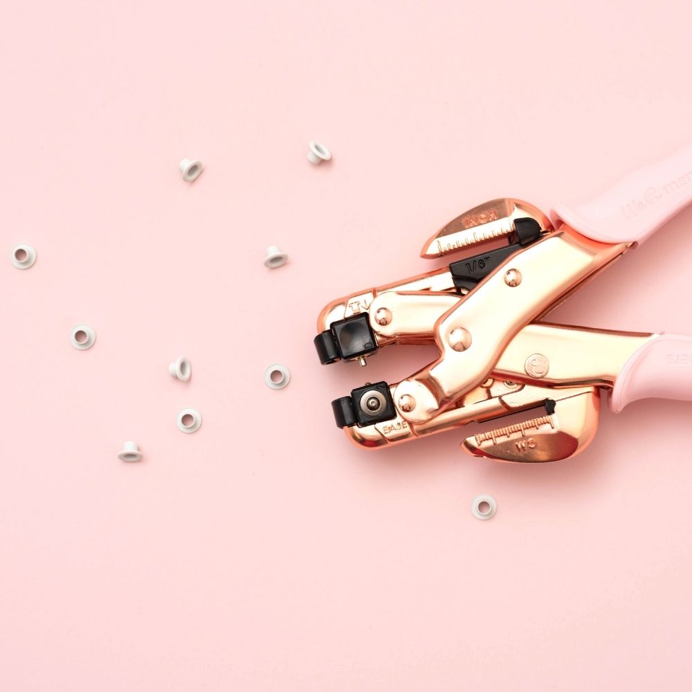 Crop-A-Dile Eyelet Setter Rose Gold / Perforadora y Cierra Ojillos Perforadoras We R Memory Keepers