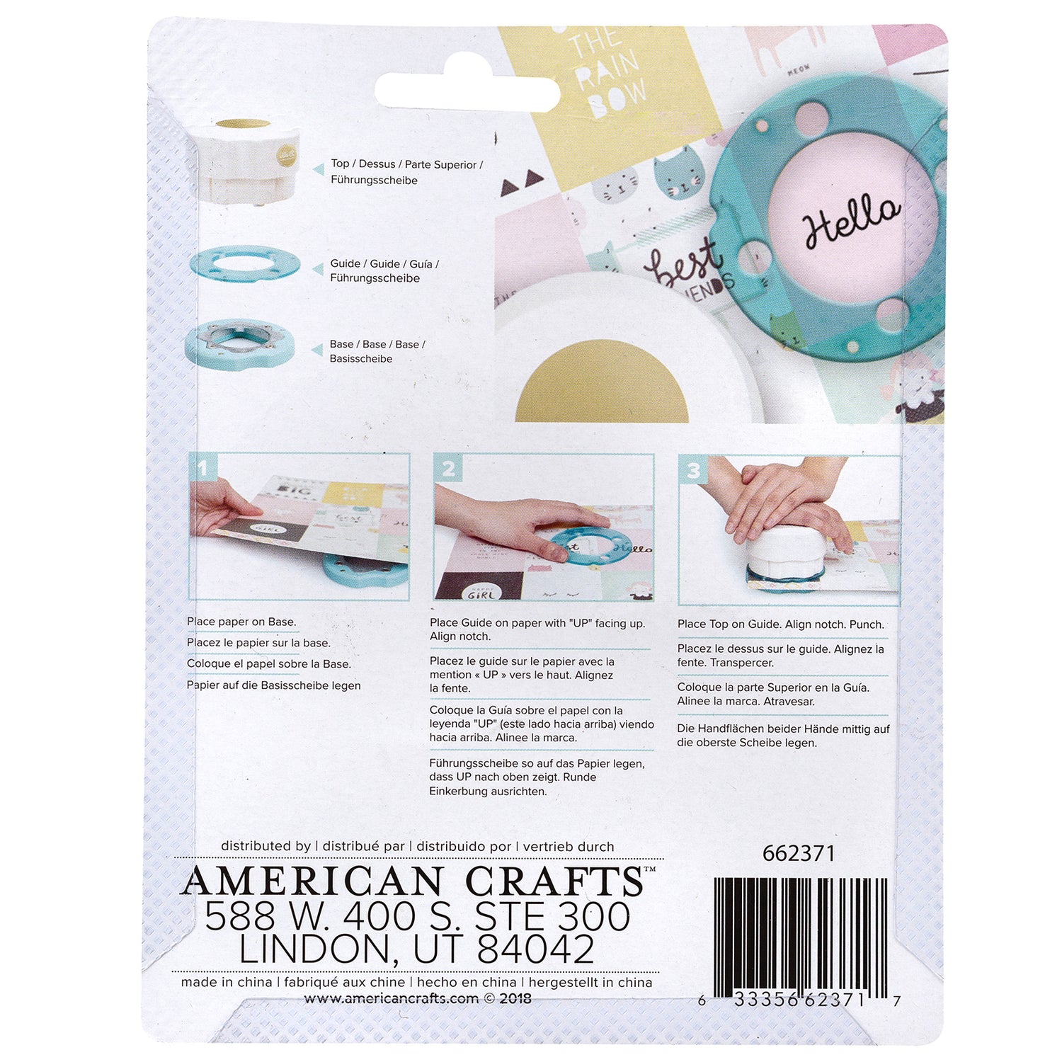 Clear Cut Punch Circle 1" / Perforadora de Círculos de 2.54 cm Descontinuado We R Memory Keepers