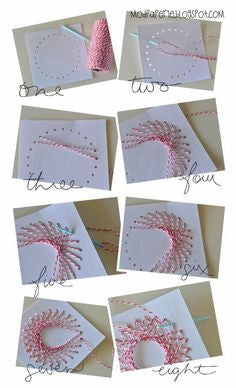 Paquete de 3 Rollos de Hilo Twine / Bakers Twine Spots &amp; Stripes Brights 3 Pack Descontinuado DoCrafts