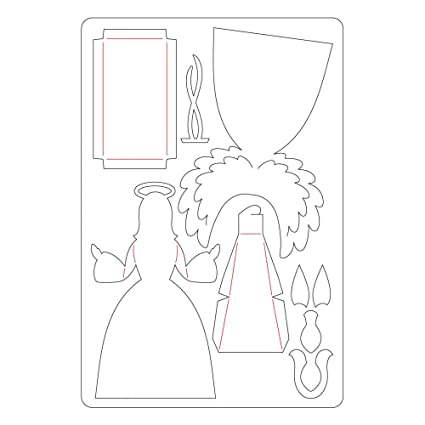 Bigz XL Angel Box Die / Suaje de Cajita de Angel Descontinuado Sizzix