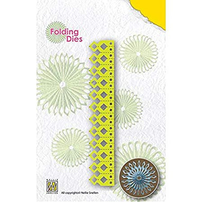 Folding Die Sharp Point Rosette, 1.5" / Suaje para Hacer Rosetones Descontinuado Nellie Snellen