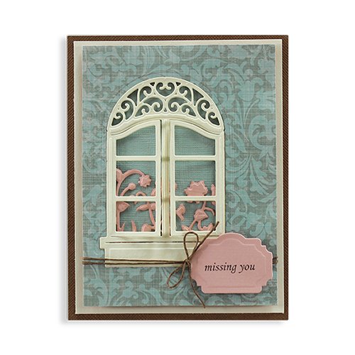 Window Two Die / Suaje y Realce Doble Ventana Descontinuado Spellbinders