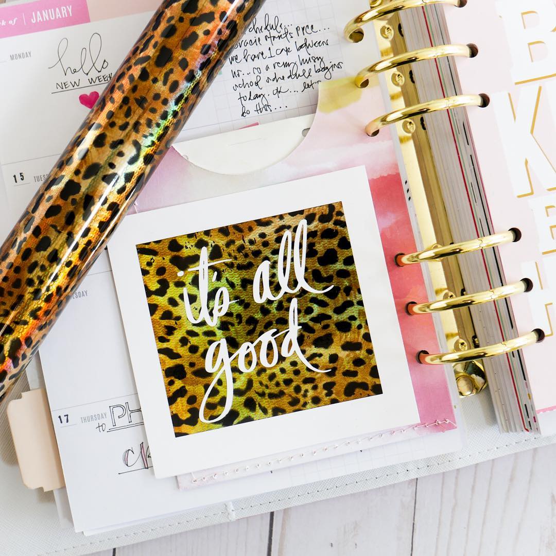 Minc Leopard Reactive Foil / Rollo de Papel Metalizado Leopardo Foil Reactivo Heidi Swapp