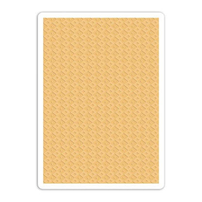 Plus Field of Diamonds Embossing Folder / Folder de Grabado Campo de Diamantes DESCONTINUADO Sizzix