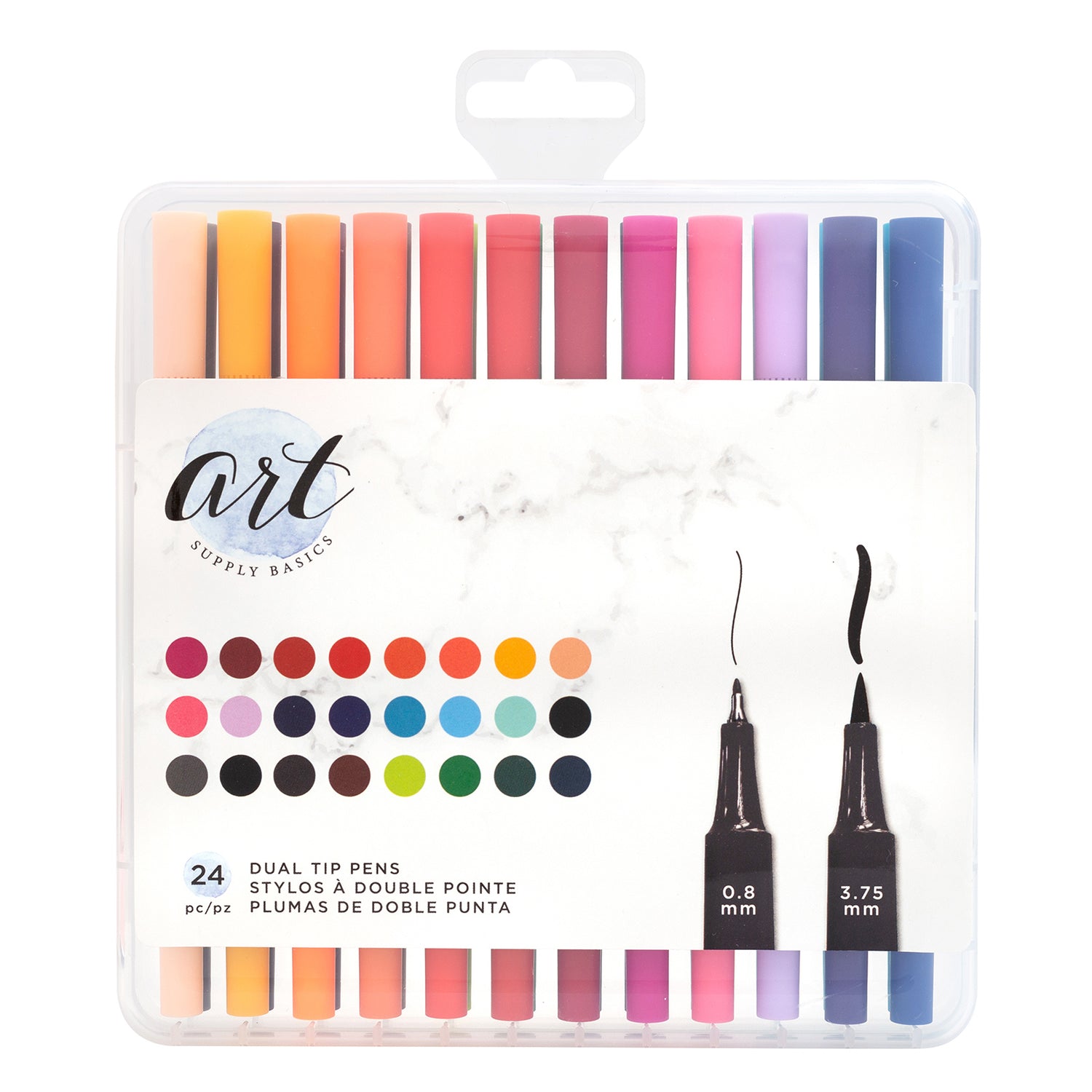 Dual Tip Pens / Bolígrafos de Doble Punta Descontinuado American Crafts