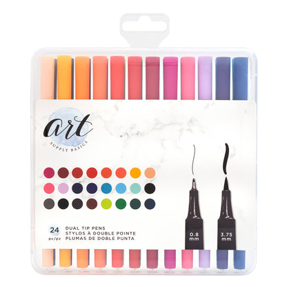 Dual Tip Pens / Bolígrafos de Doble Punta Descontinuado American Crafts