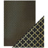 Foiled Kraft Paper Golden Quatrefoil / Papel Kraft Metalizado con Dorado Descontinuado Craft Perfect