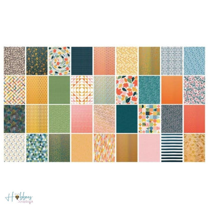 Bungalow Lane Paper Pad 6 x 8" / Block de Papel Flores y Mosaicos Descontinuado American Crafts