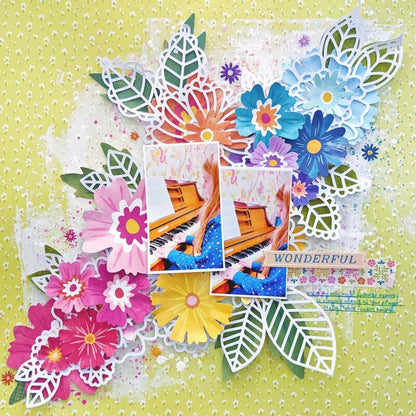 Wonders Paper Pad 6 x 8" / Block de Papel de Flores Descontinuado American Crafts