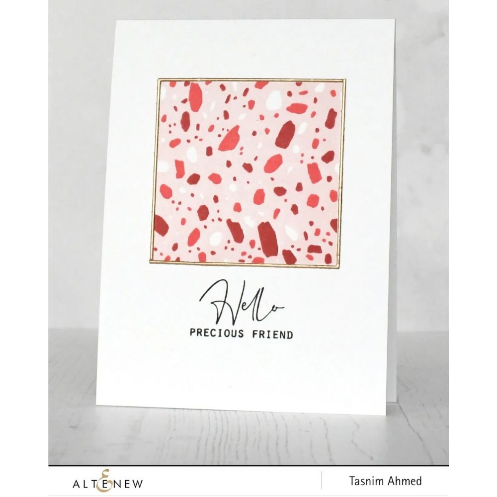 Red Sunset Crisp Dye Ink Oval Set / 4 Cojines de Tinta Rojos y Duraznos Descontinuado Altenew