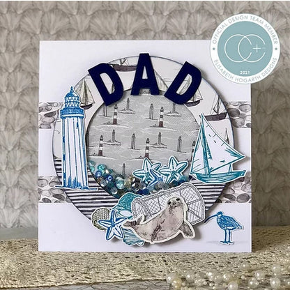 Sea &amp; Shore Stamps / 6 Sellos Mar y Costa Sellos Craft Consortium