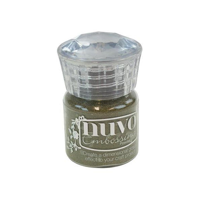 Embossing Powder Glitter Gold / Polvo de Realce Oro Glitter Polvos de Embossing Nuvo