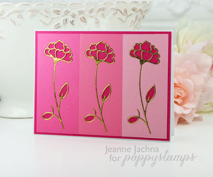 Peony Bud Die / Suaje de Corte Flor de Peonía Descontinuado Poppy Stamps