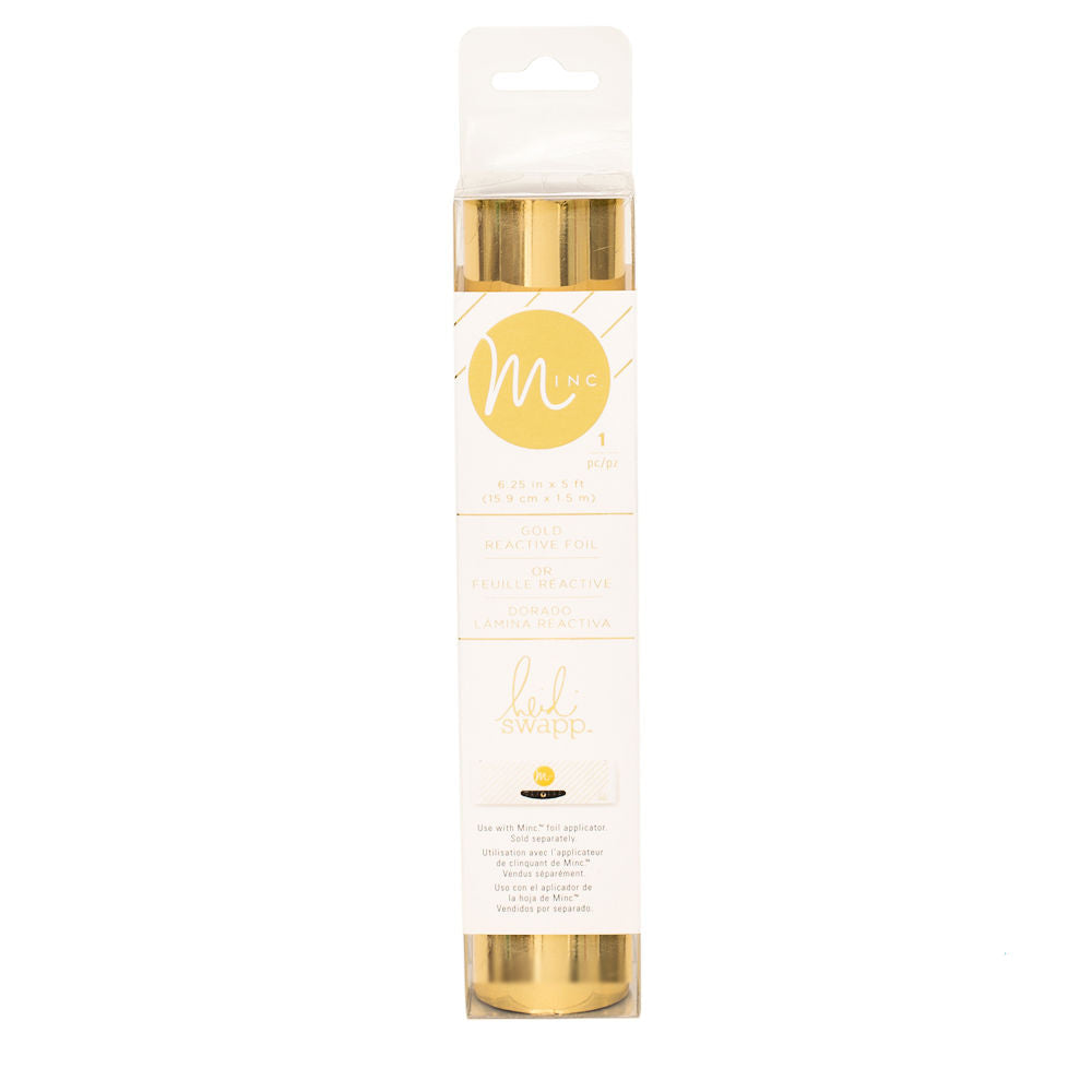 6&quot; Minc Gold Reactive Foil / Rollo de Papel Metalizado Dorado Foil Heidi Swapp