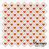 Sweet Hearts Embossing Folder / Folder de Grabado de Corazones Descontinuado Marianne design