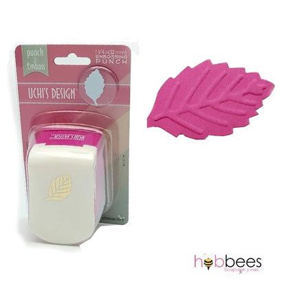 Punch &amp; Emboss Leafy / Perforadora y Relieve de Hoja Descontinuado Uchis Desing