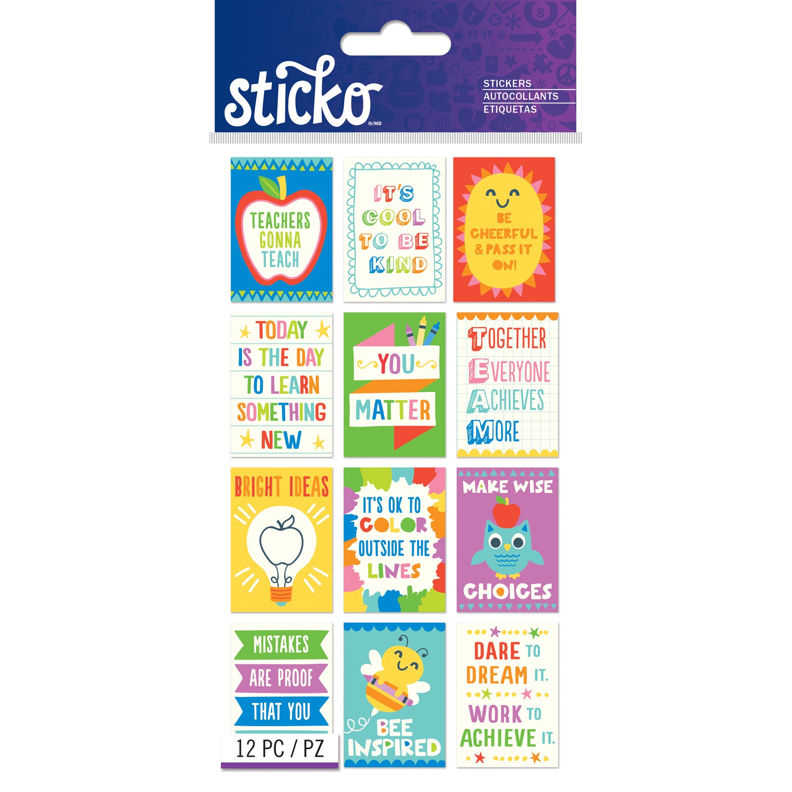 Mini Teacher Posters Stickers / Estampas de Posters Mini para Maestros