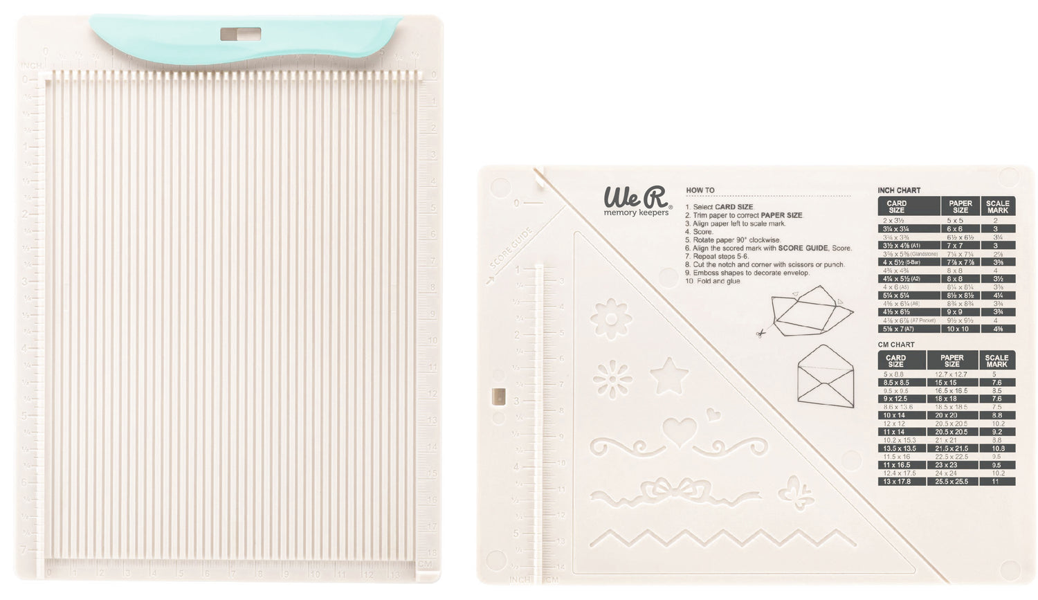 Mini Score Board / Mini Tabla para Marcar Dobleces Herramientas We R Memory Keepers