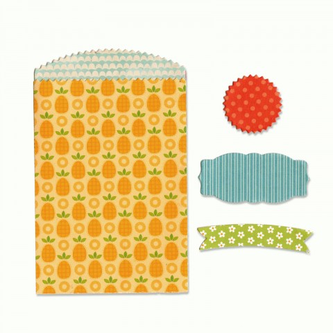Thinlits Die Set Mini Favor Bag / Set de Suajes para Bolsitas Descontinuado Sizzix