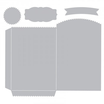 Thinlits Die Set Mini Favor Bag / Set de Suajes para Bolsitas Descontinuado Sizzix
